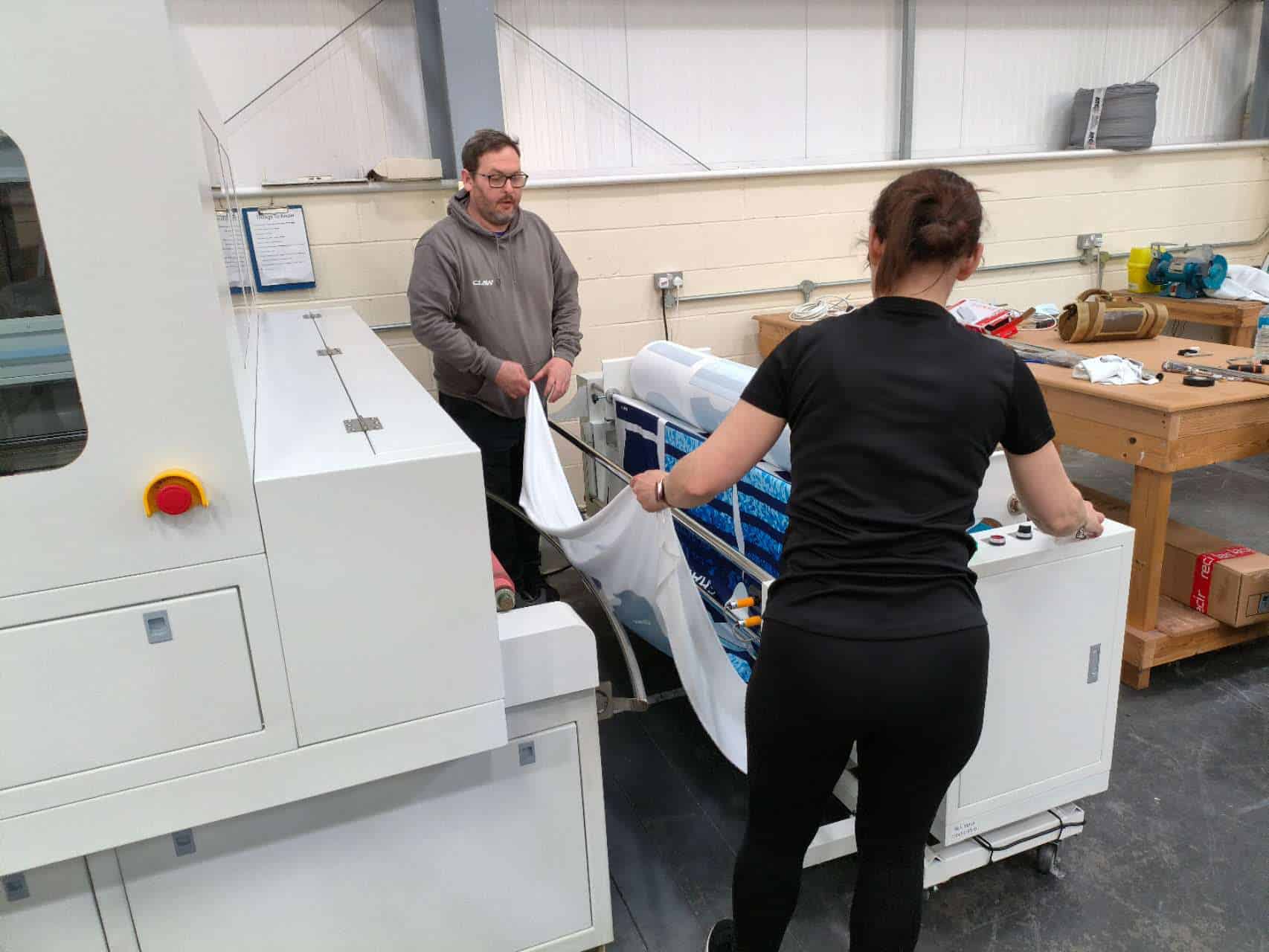 laser cutting sportswear