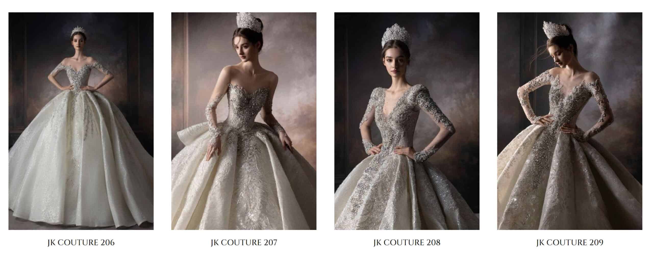 A close-up of a perfectly laser-cut lace applique for a bridal gown