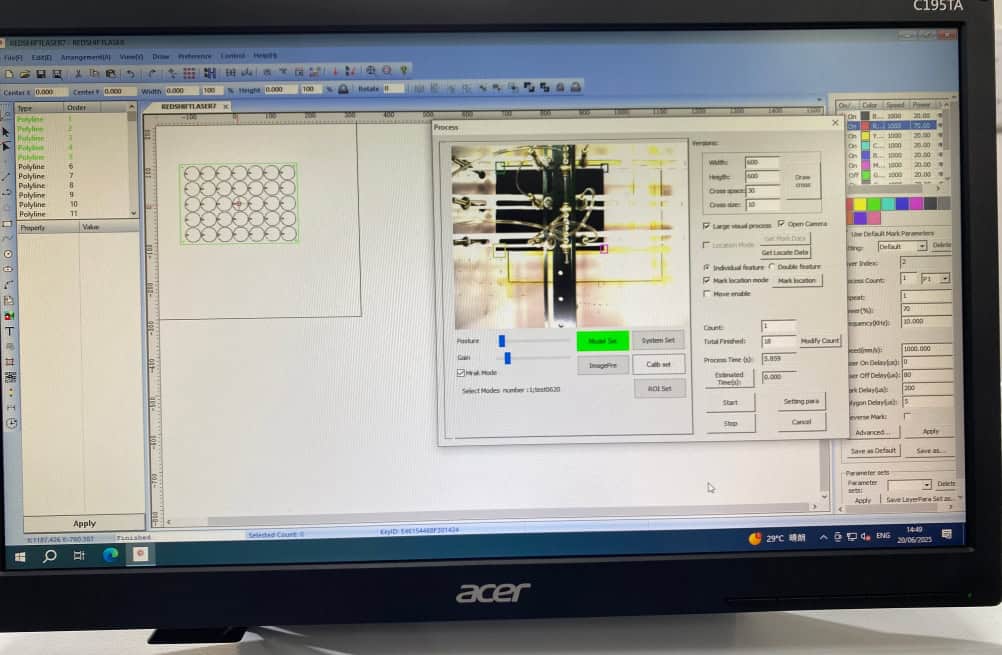 laser-engraved dashboard