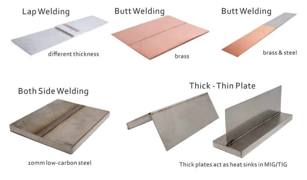 laser welding samples