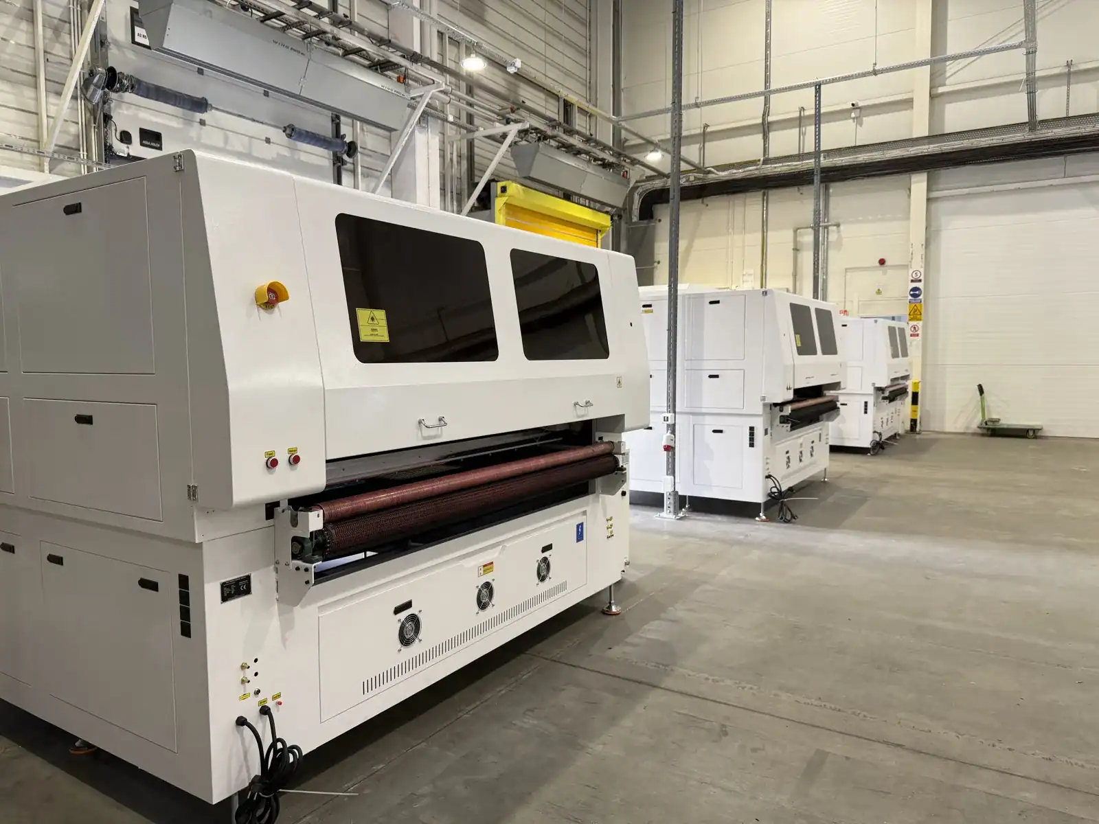 European Sportswear Factory Automated Laser Line