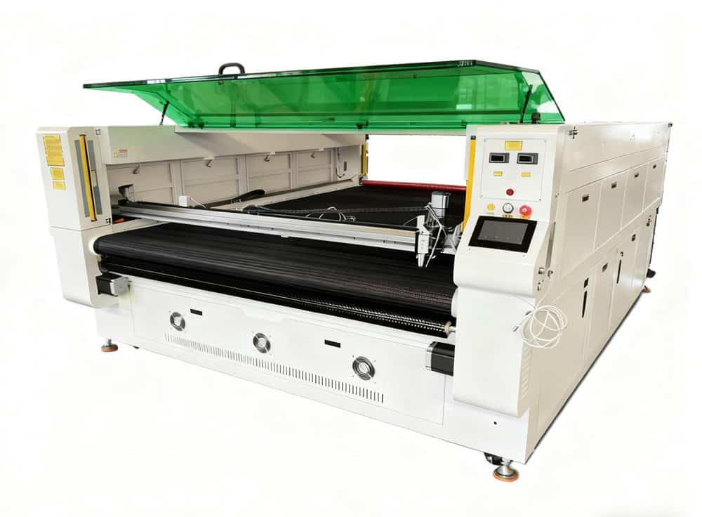 co2 flatbed laser cutter with cover