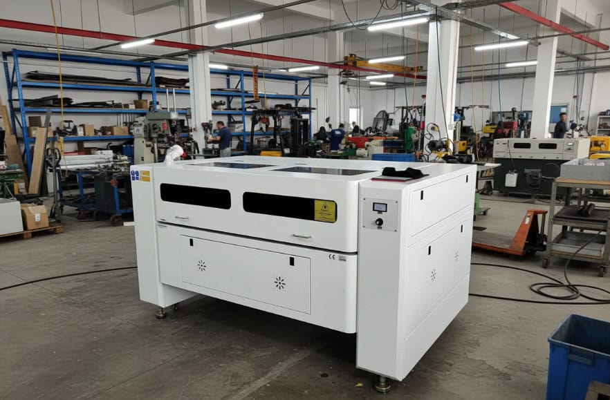 co2 laser machine in our factory