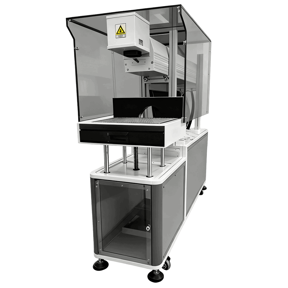 co2 laser marking machine enclosed type