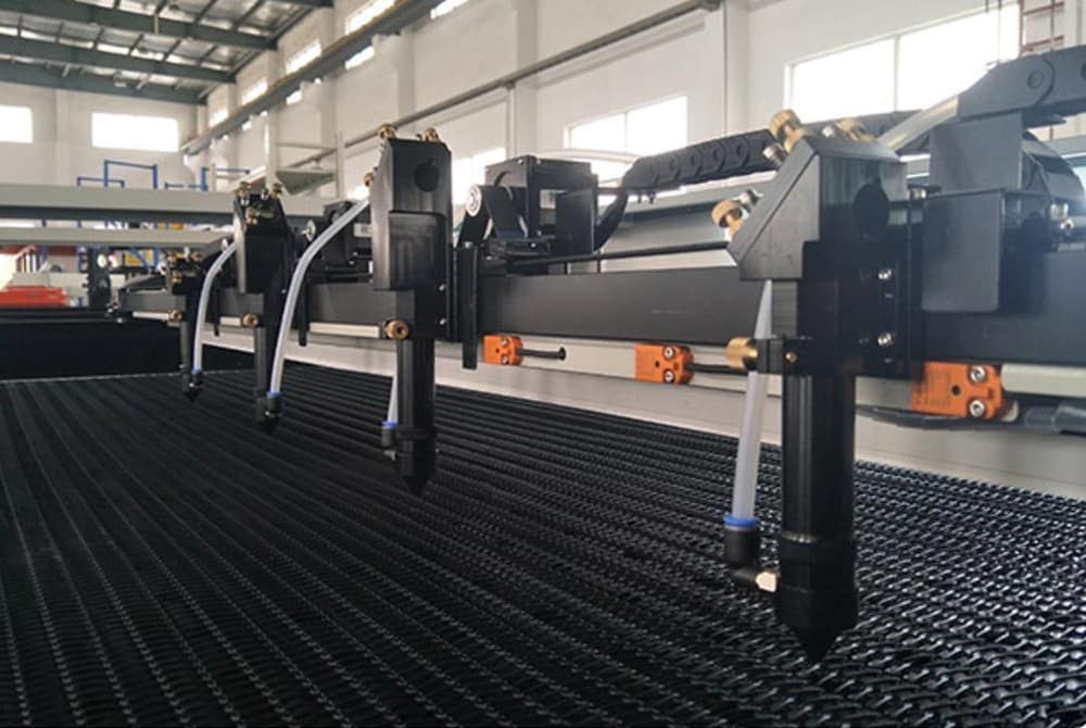 co2 laser quad head single gantry