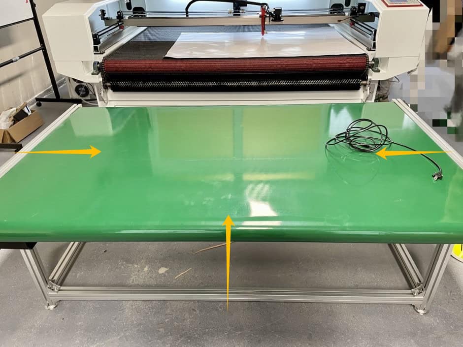 collection table convenient access to individual cut components