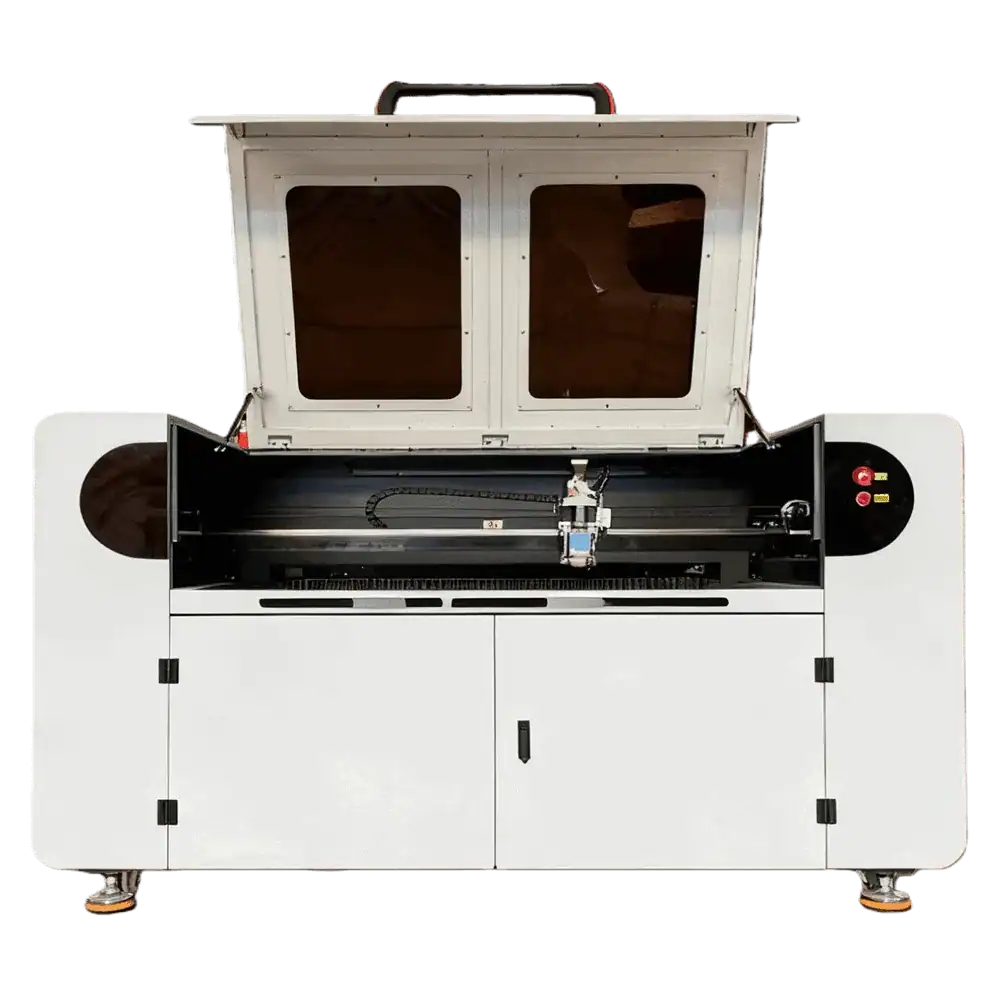 Hybrid Metal and Nonmetal CO2 Laser Cutting Machine