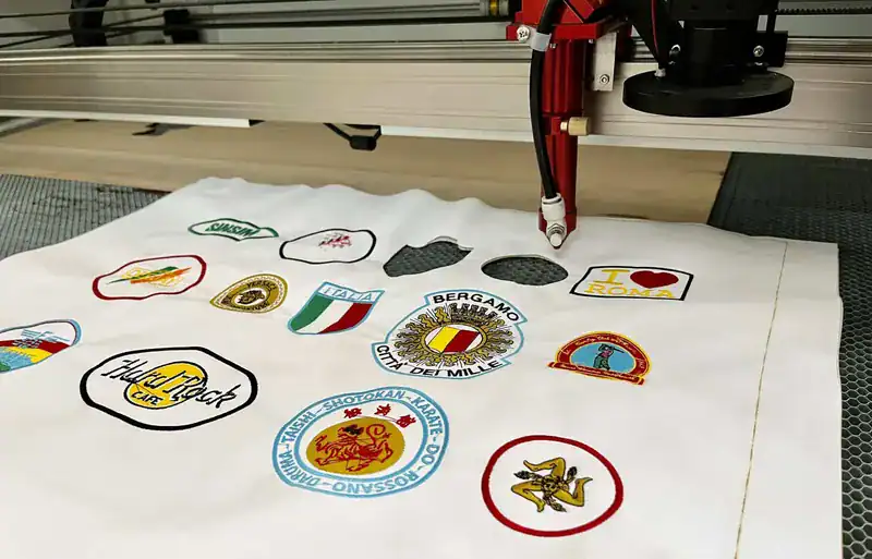 Embroidered Badges and Woven Labels CCD Cut