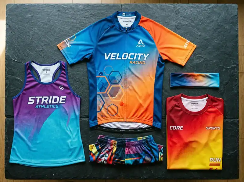 Maglia sportiva da sublimazione