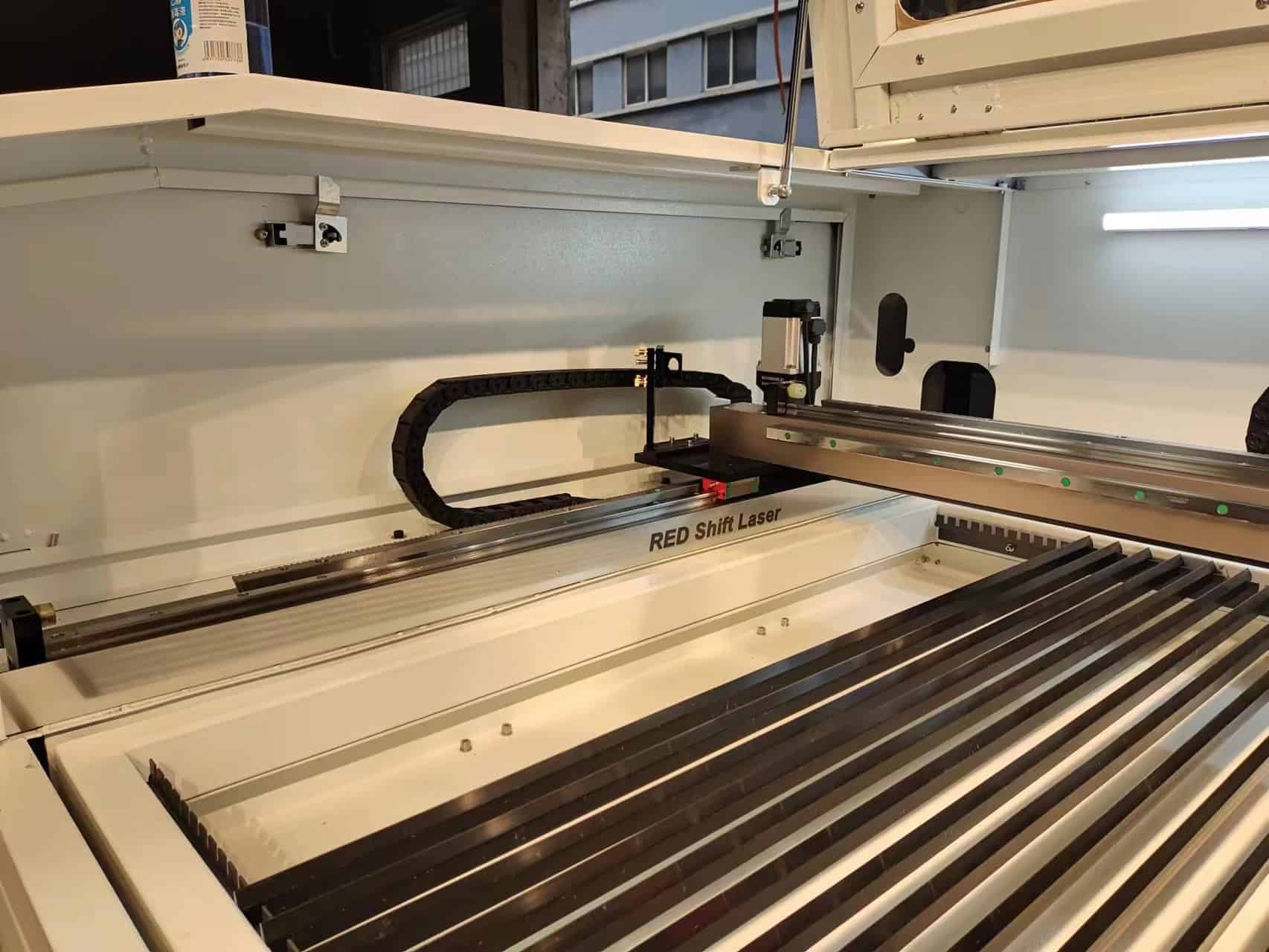Laser plotter gantry